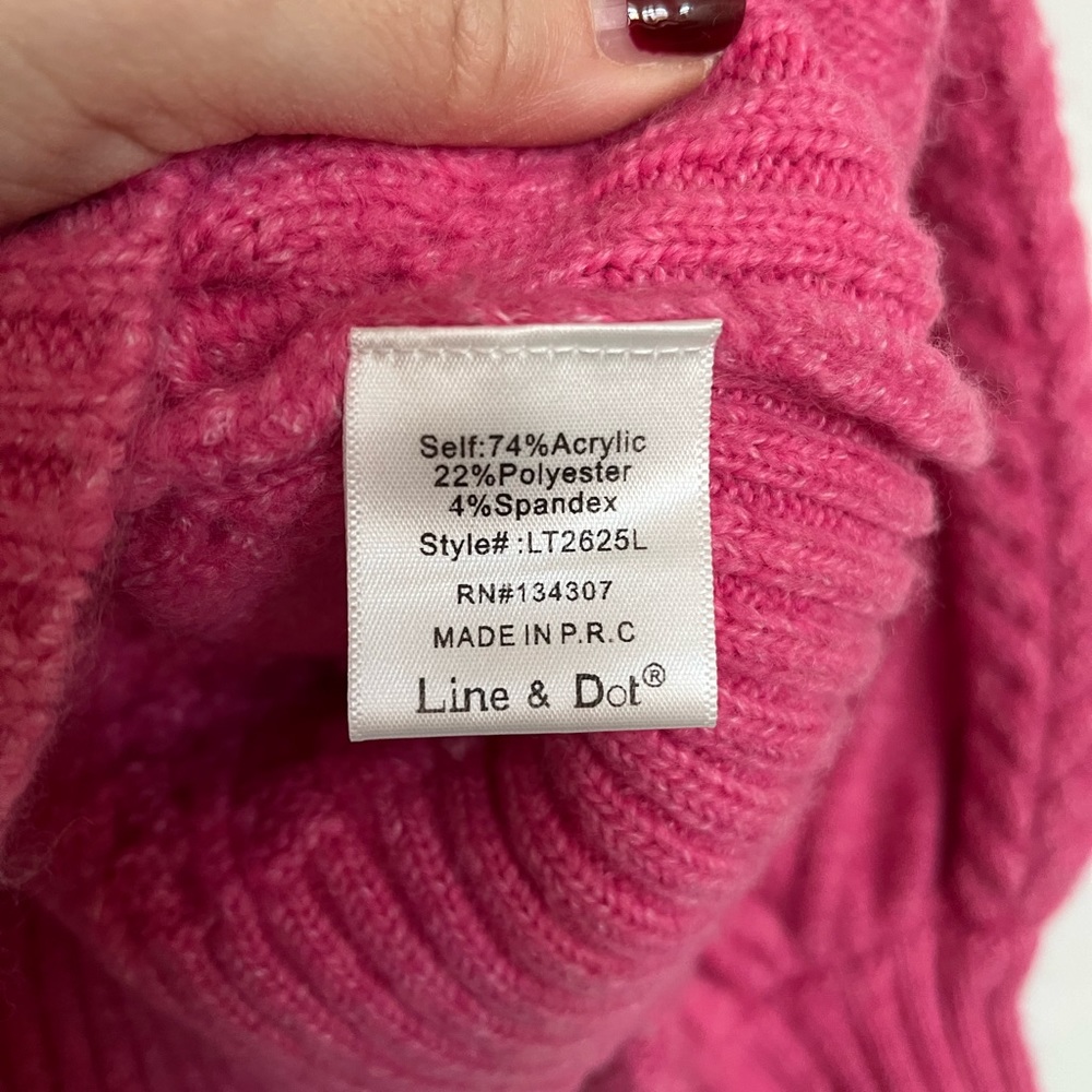 Line & Dot Knit Sweater - Picture 4 of 4